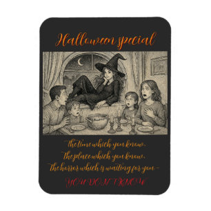 Magnet Flexible À Halloween, accueillez les sorcières !