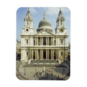 Magnet Flexible À l'ouest avant de la cathédrale de St Paul, con