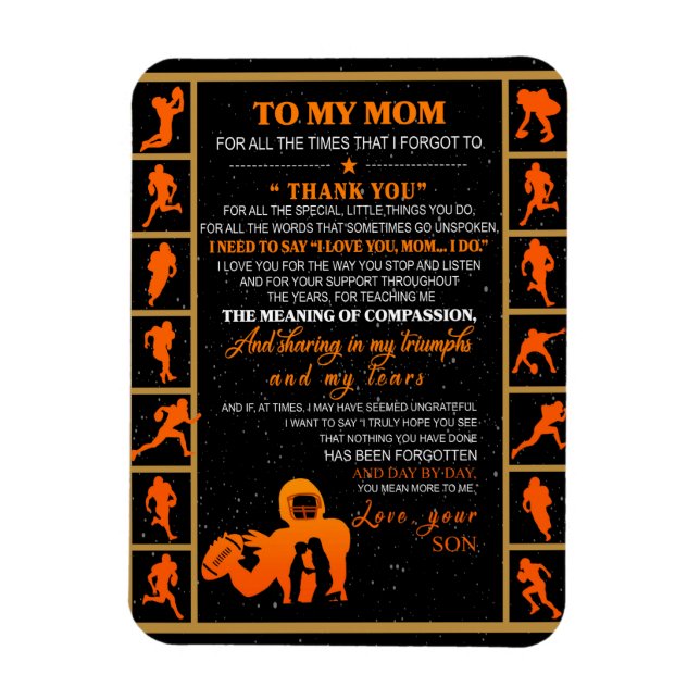 Magnet Flexible À Ma Mère Cadeau, Maman Et Son Fils, Maman De Hock (Vertical)