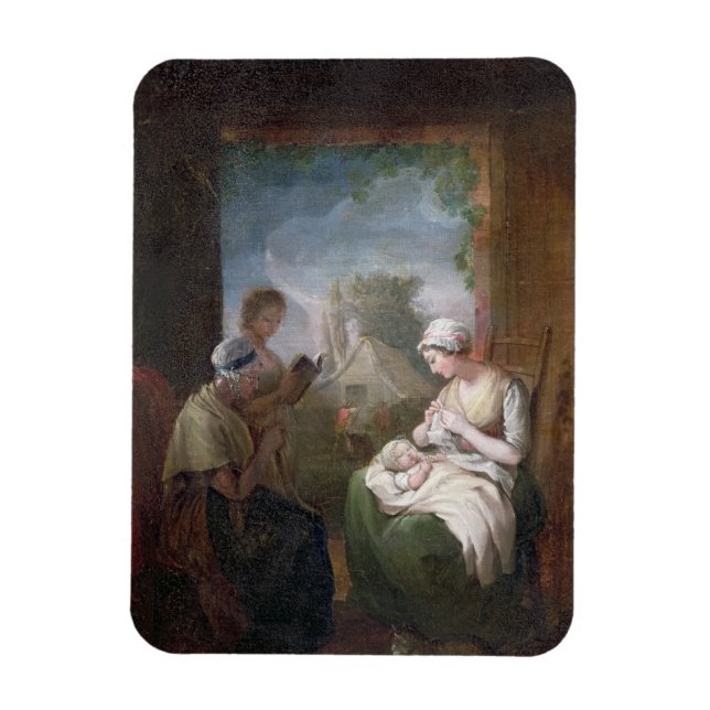 Magnet Flexible A Quiet Time, c.1810 (oil on canvas) (Vertical)