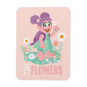 Magnet Flexible Abby Cadabby Arrêtez et sentez les fleurs