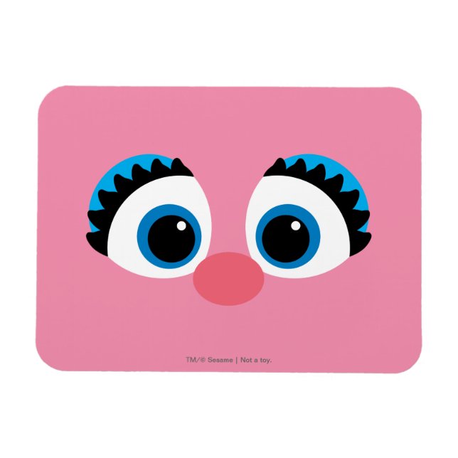 Magnet Flexible Abby Cadabby Big Face (Horizontal)