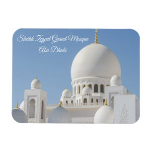 Magnet Flexible Abou Dhabi Grande mosquée Sheikh Zayed