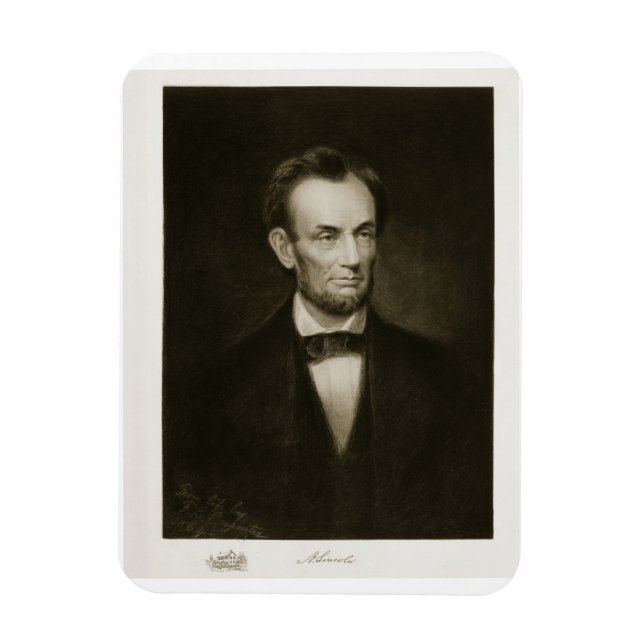 Magnet Flexible Abraham Lincoln, 16e président du United Stat (Vertical)