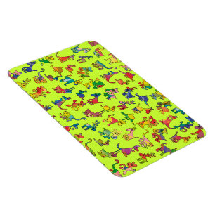 Magnet Flexible Abstract Animals Pattern Tiles