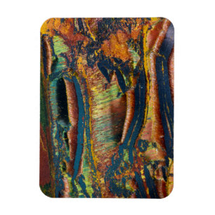 Magnet Flexible Abstrait coloré d'un oeil de tigre