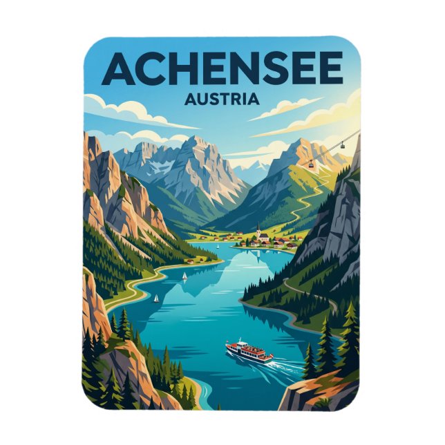 Magnet Flexible Achensee Autriche (Vertical)