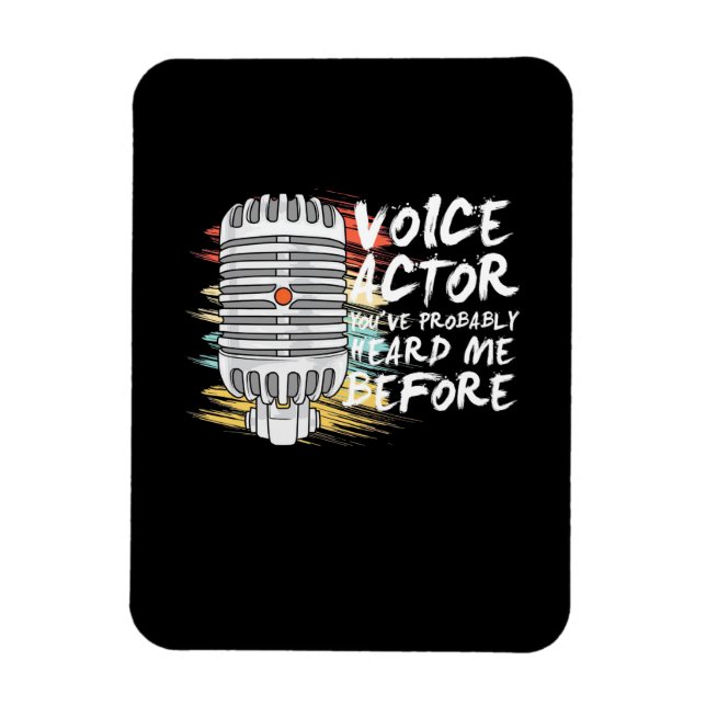 Magnet Flexible Acteur vocal avant (Vertical)