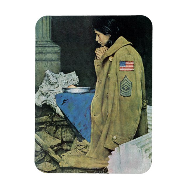 Magnet Flexible Action de grâce pour les réfugiés (Vertical)