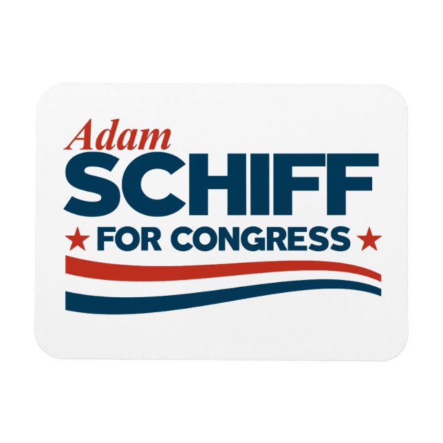 Magnet Flexible Adam Schiff (Horizontal)