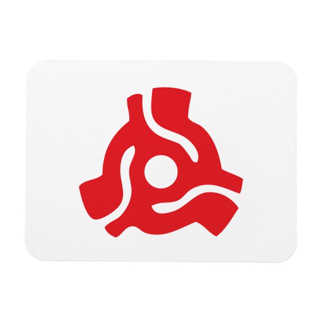 Magnet Flexible Adaptateur vinyle de 7 pouces 45 tr/min insérez l' (Horizontal)