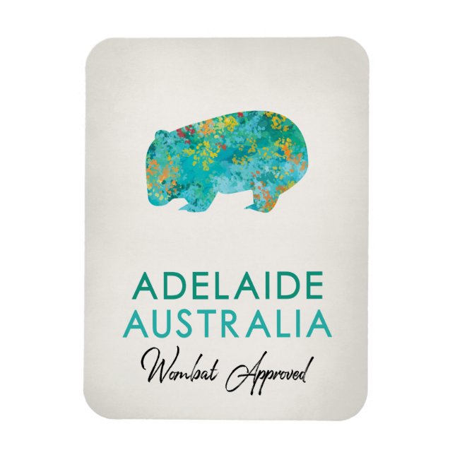 Magnet Flexible Adélaïde Australie Wombat (Vertical)