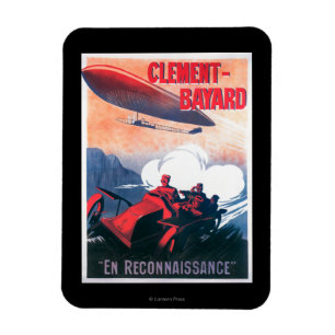 Magnet Flexible Adjudant Vincenot WWI Aéronef Affiche promotionnel