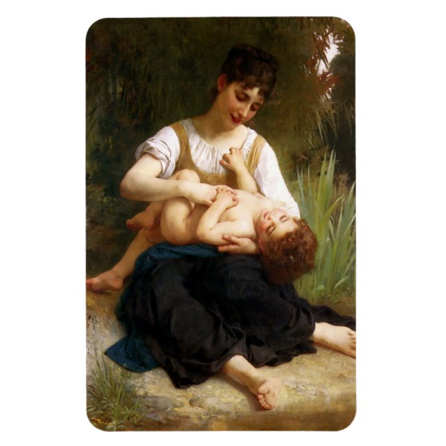 Magnet Flexible Adolphus Child And Ado par William Bouguereau (Vertical)