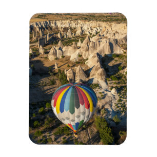 Magnet Flexible Aerial View Of Hot Air Balloons, Cappadocia