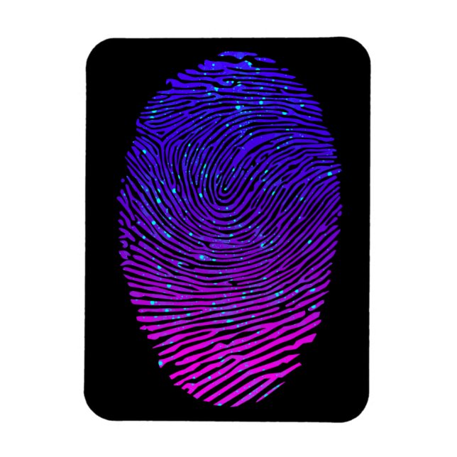 Magnet Flexible Aesthetic Neon Fingerprint Luminous Luminescent (Vertical)