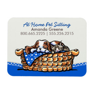 Magnet Flexible Affaires CKCS de garde d'enfants d'animal familier