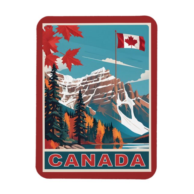Magnet Flexible Affiche Canada Travel (Vertical)