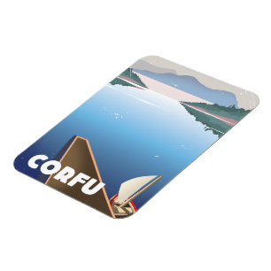 Magnet Flexible Affiche Corfu Travel