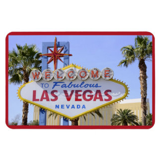 Magnet Flexible Affiche de bienvenue Rouge Nevada Las Vegas
