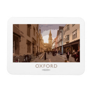 Magnet Flexible Affiche de chemin de fer d'Oxford