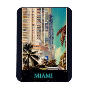 Magnet Flexible Affiche de Miami