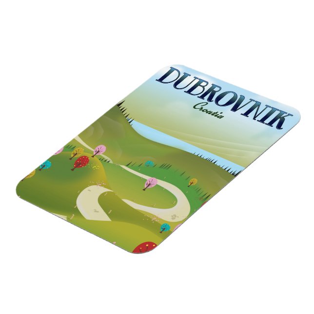 Magnet Flexible affiche de paysage de dubrovnik croatie. (Côté Gauche)