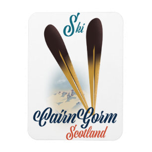 Magnet Flexible Affiche de ski CairnGorm Écosse