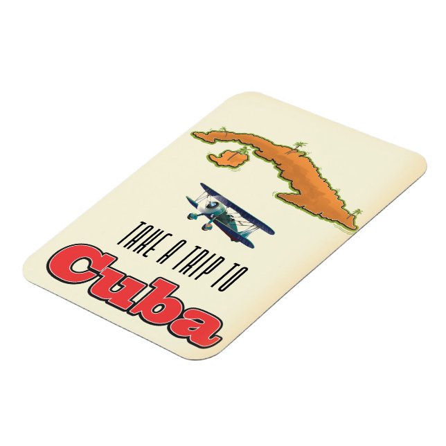 Magnet Flexible Affiche de vacances à Cuba (Côté Gauche)