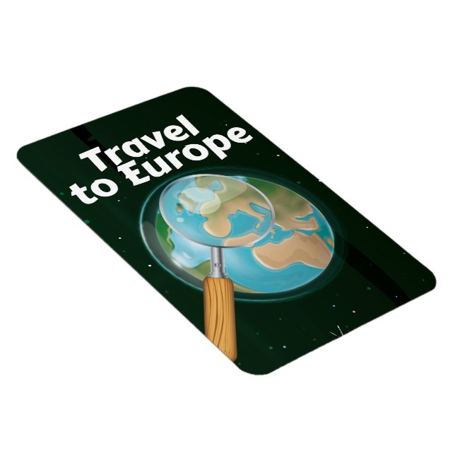 Magnet Flexible Affiche de vacances pour voyager en Europe (Côté Droit)
