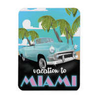 Affiche de voyage à Miami Travel