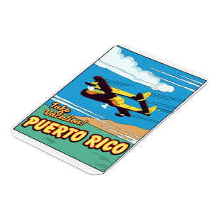 Magnet Flexible Affiche de voyage à Porto Rico