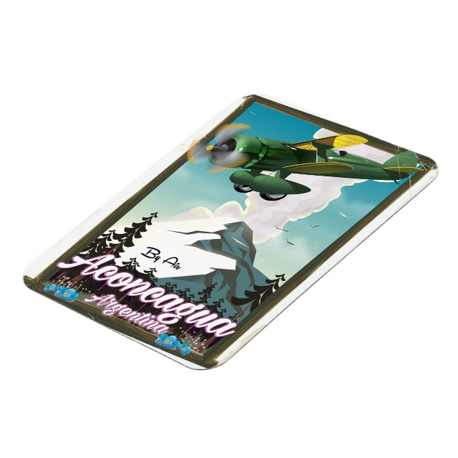 Magnet Flexible Affiche de voyage Aconcagua Argentine (Côté Gauche)