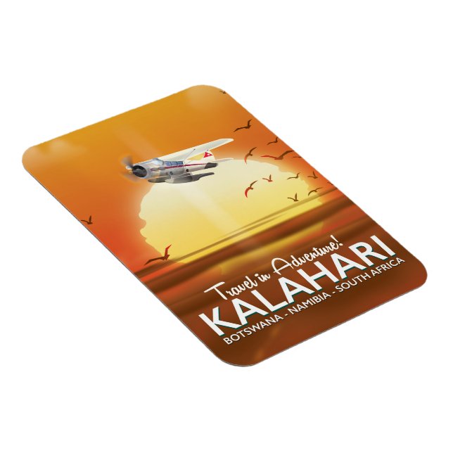 Magnet Flexible Affiche de voyage Aventure dans le désert du Kalah (Côté Droit)