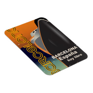 Magnet Flexible Affiche de voyage de la ligne de croisière Vintage