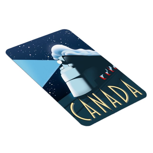 Magnet Flexible Affiche de voyage de la locomotive Canada (Côté Droit)