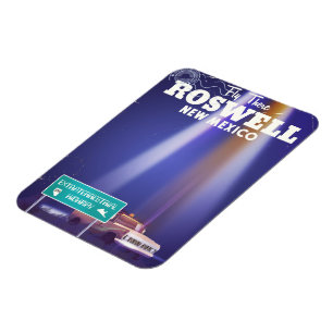 Magnet Flexible Affiche de voyage de l'autoroute extraterrestre de