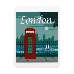 Magnet Flexible Affiche de voyage de Londres en Angleterre