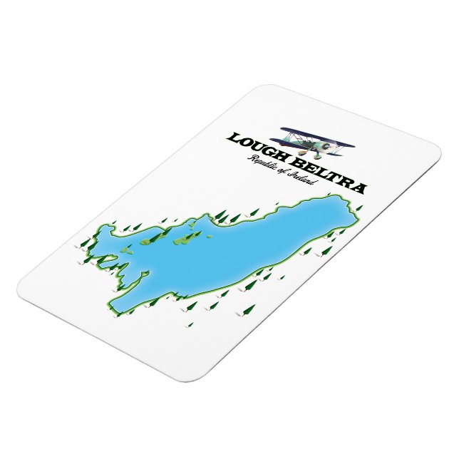 Magnet Flexible Affiche de voyage de Lough Beltra Irlande (Côté Gauche)