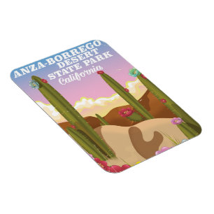 Magnet Flexible Affiche de voyage de parc d'état de désert