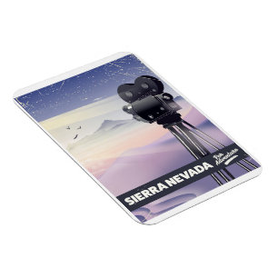 Magnet Flexible Affiche de voyage de Sierra Nevada