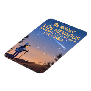 Magnet Flexible Affiche de voyage du parc national naturel de Los