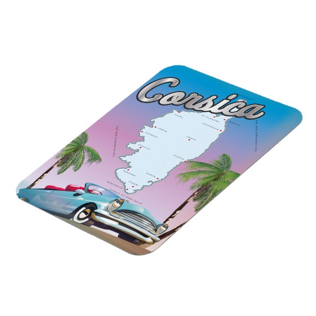 Magnet Flexible Affiche de voyage en Corse (Côté Gauche)
