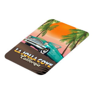 Magnet Flexible Affiche de voyage La Jolla Cove Californie