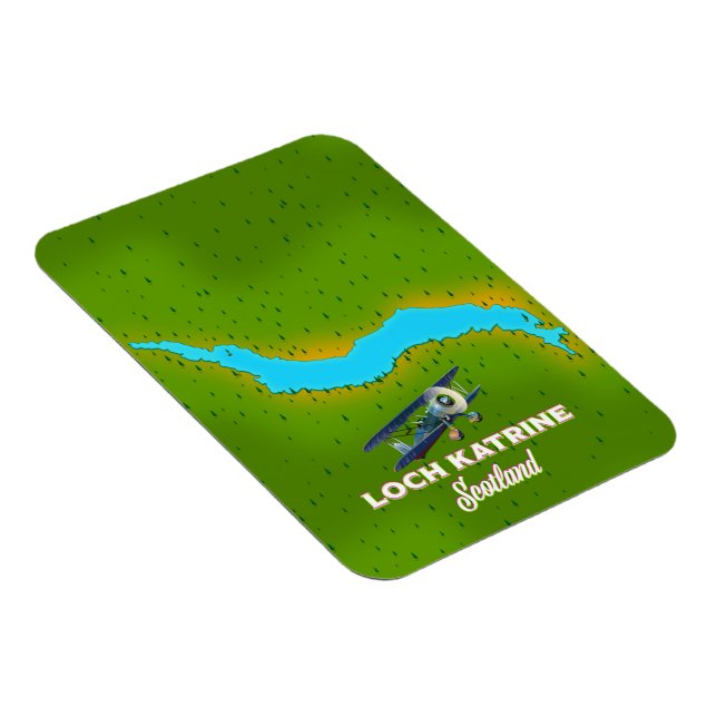 Magnet Flexible Affiche de voyage Loch katrine ecosse (Côté Droit)
