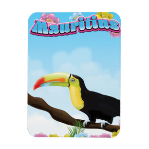 Magnet Flexible Affiche de voyage Maurice