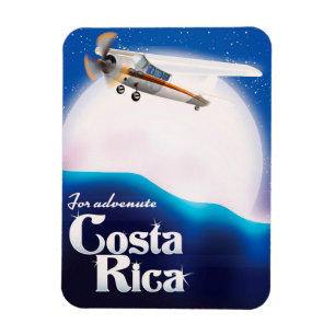 Magnet Flexible Affiche de voyage sur la lune d'aventure au Costa