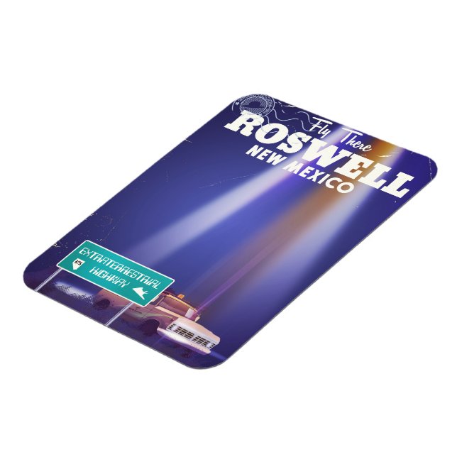 Magnet Flexible Affiche de voyage sur la route extraterrestre de R (Côté Gauche)