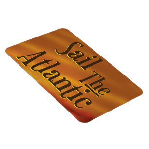 Magnet Flexible Affiche de voyage vintage en Caroline du Nord.