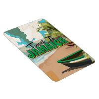 Affiche de voyage vintage mariage Jamaïque
